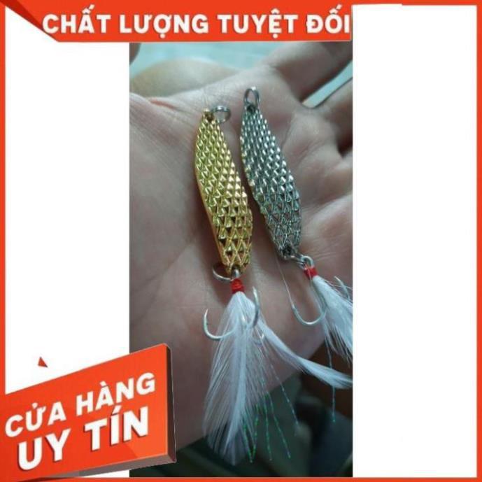 MỒI THÌA SẮT CAO CẤP CÓ LÔNG CHUYÊN CÂU SUỐI LƯỚT CỰC HIỆU QUẢ GIÁ RẺ