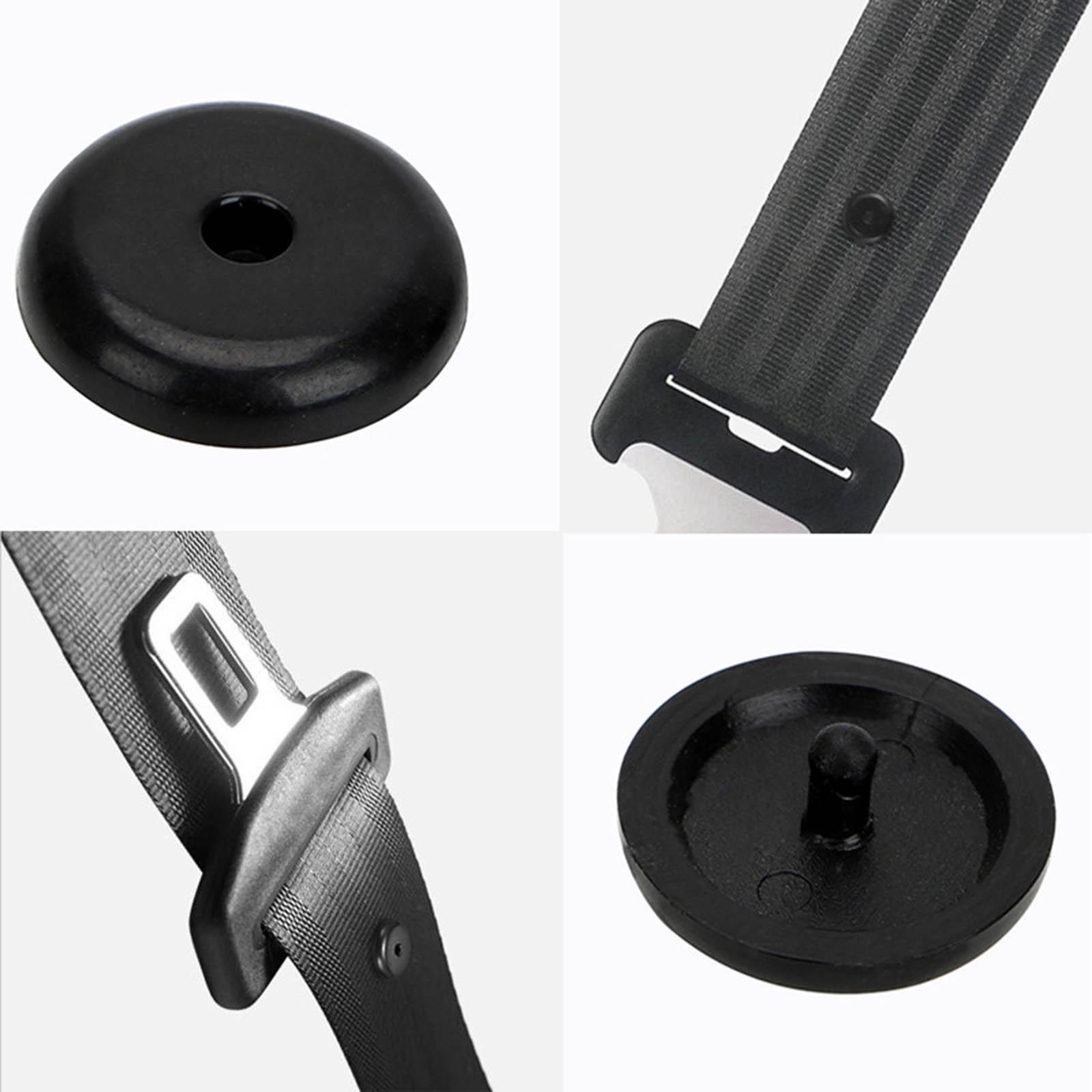 Seat Belt Stop Buttons Prevent Seat Belt Buckle from Sliding Down Belt