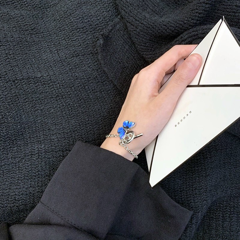 Lắc tay thời trang nữ Titan hình con bướm Thiên Thanh 