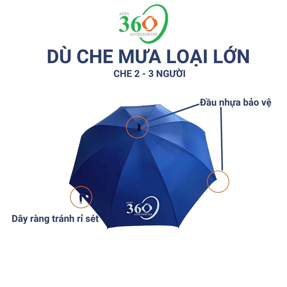 Dù Che Nắng, Dù Che Mưa Loại Lớn, 8 Nan, Làm Bằng Nhựa Poly Không Rỉ Sét, Dùng Cho Ô Tô, Gia Đình Và Sự Kiện