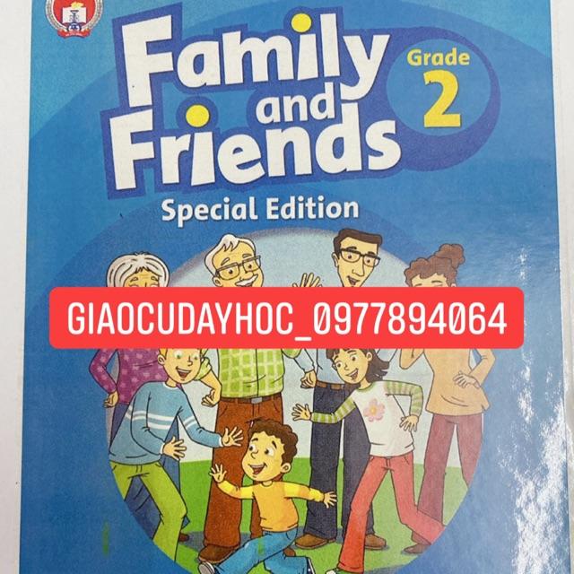 FLASHCARD FAMILY AND FRIENDS 2 - SPEACIAL EDITION ( Giấy C300 cán bóng)