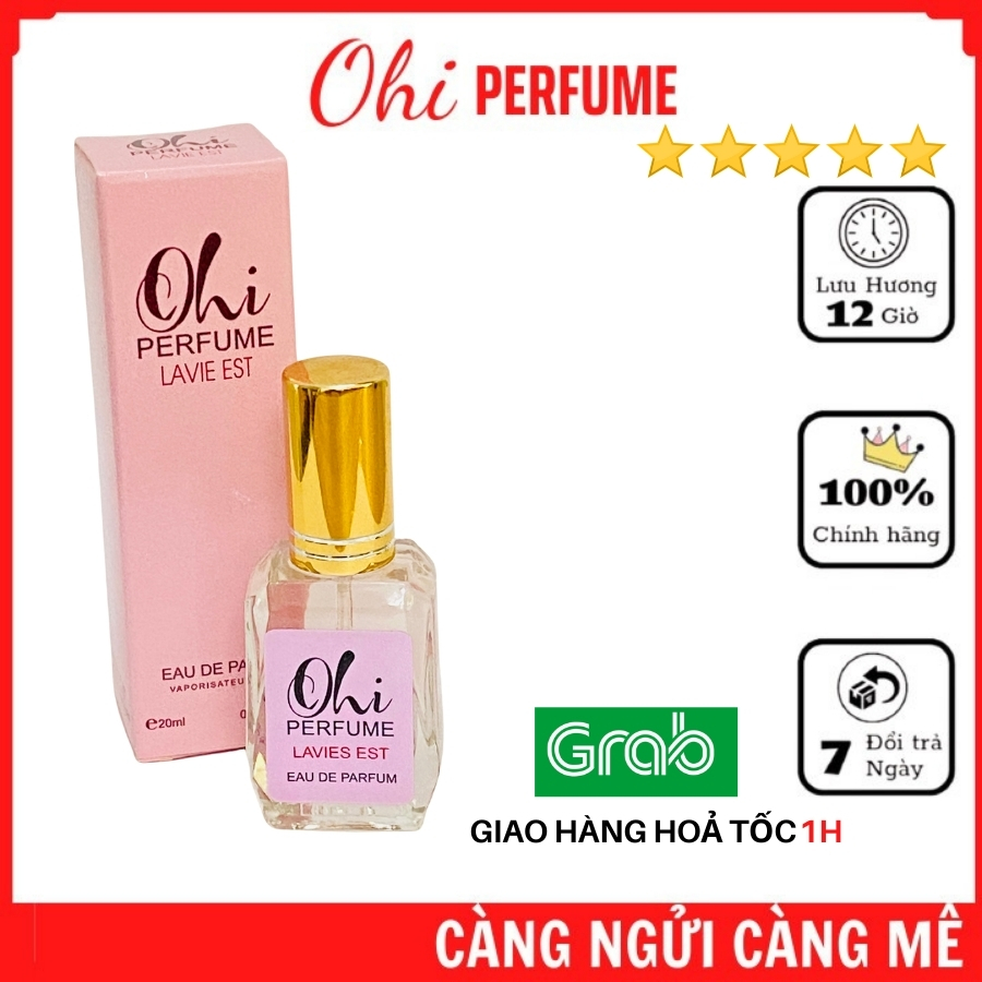 Nước Hoa Nữ Laviest 20ml Thơm Lâu Cuốn Hút, Nước Hoa Nữ Ưa Chuộng Cho Phụ Nữ