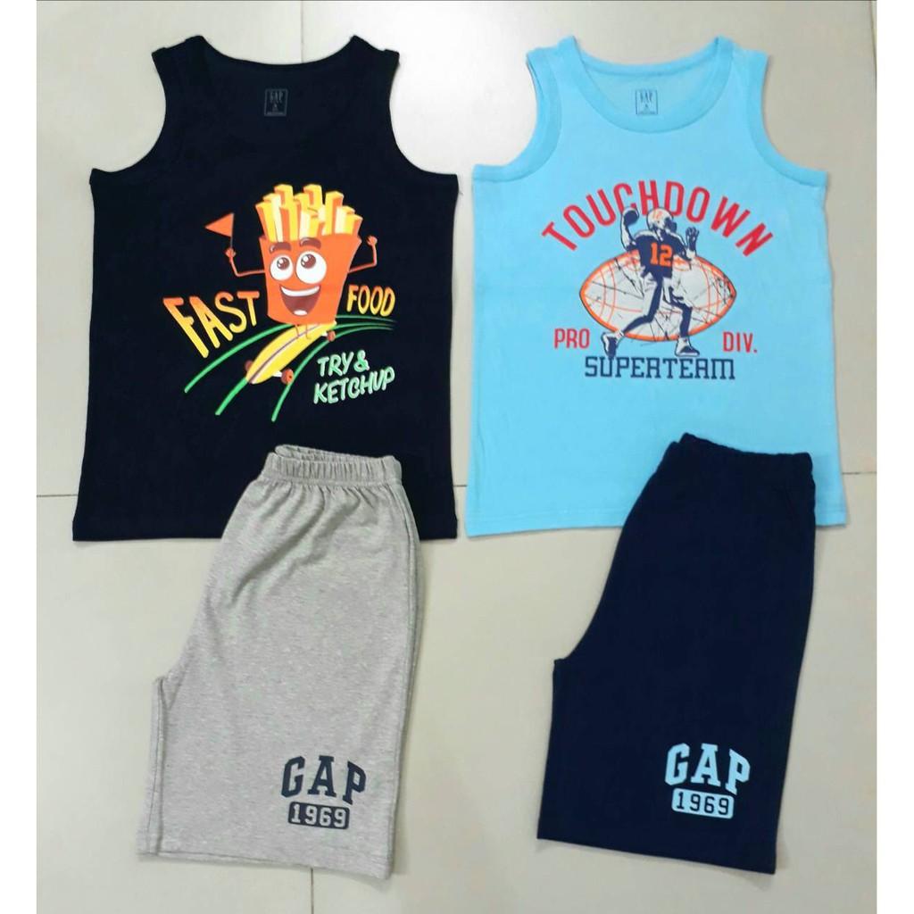 Bộ ba lỗ bé trai Gapkids đại sale lẻ size