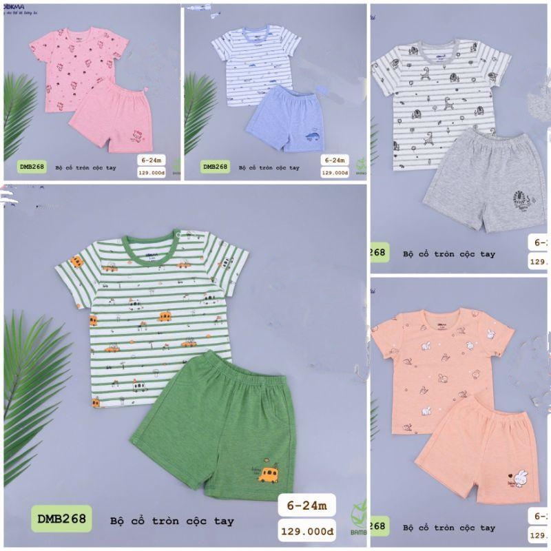 Bộ cổ tròn cộc tay DMB268