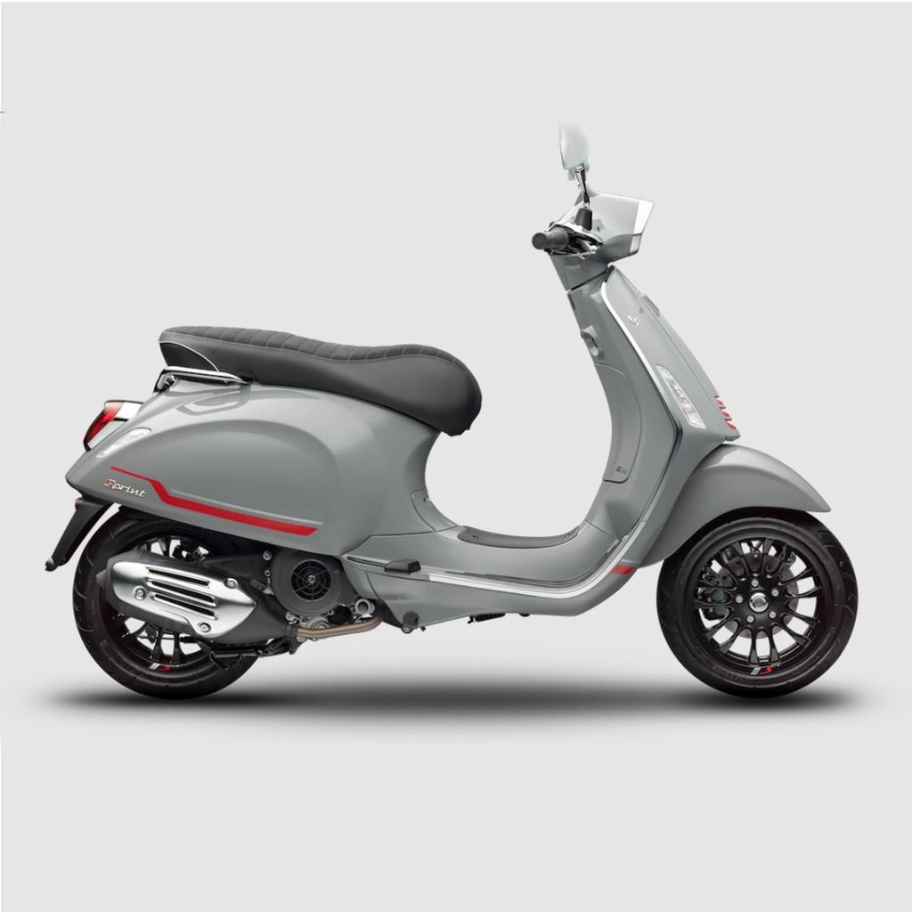 Xe Tay Ga Vespa Sprint S 125 Màu Bạc Grey Delicato