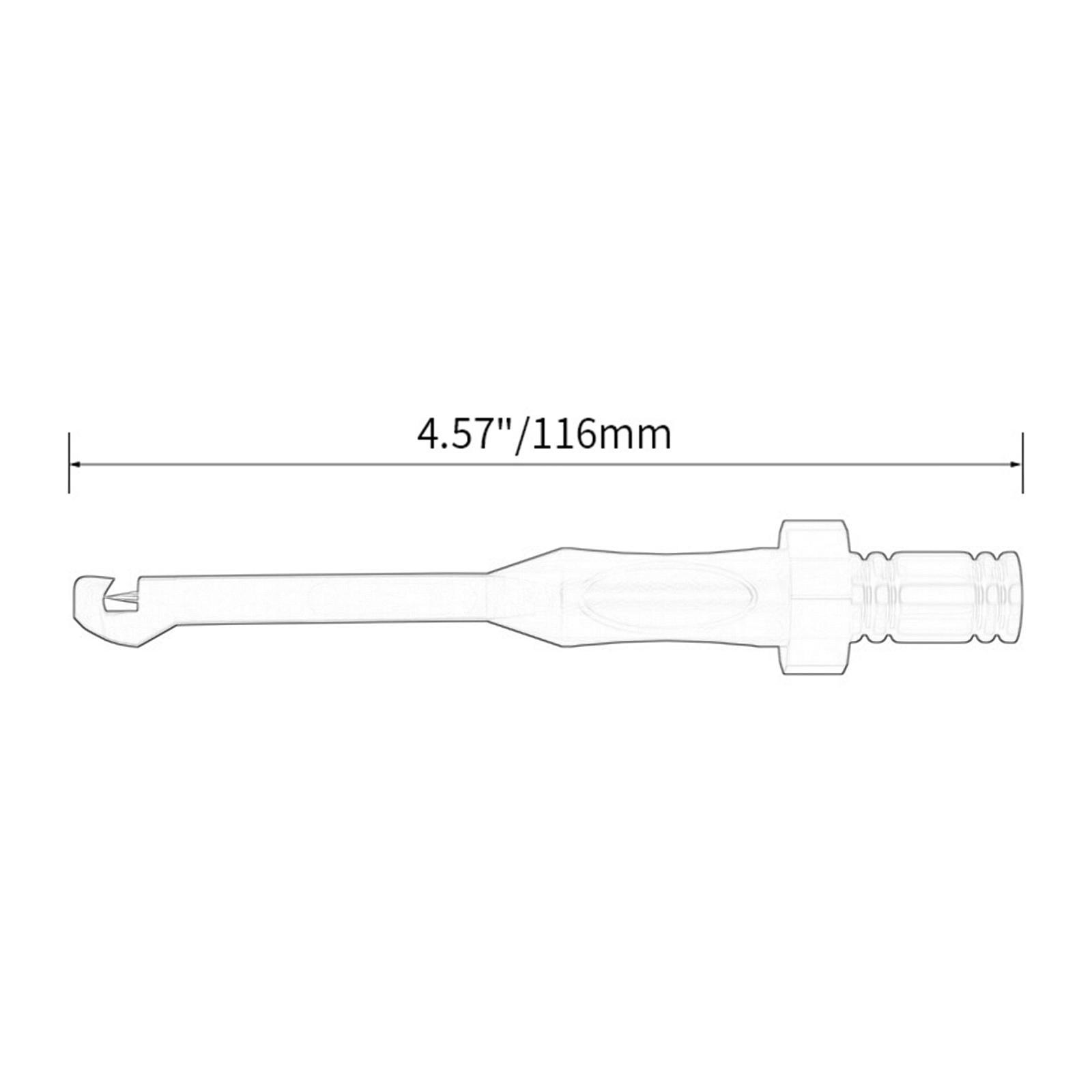 Multimeter Leads Test Hooks Clip Repair Tool Wire Piercing Durable Test Probe Electrical Test Probes Set for Device
