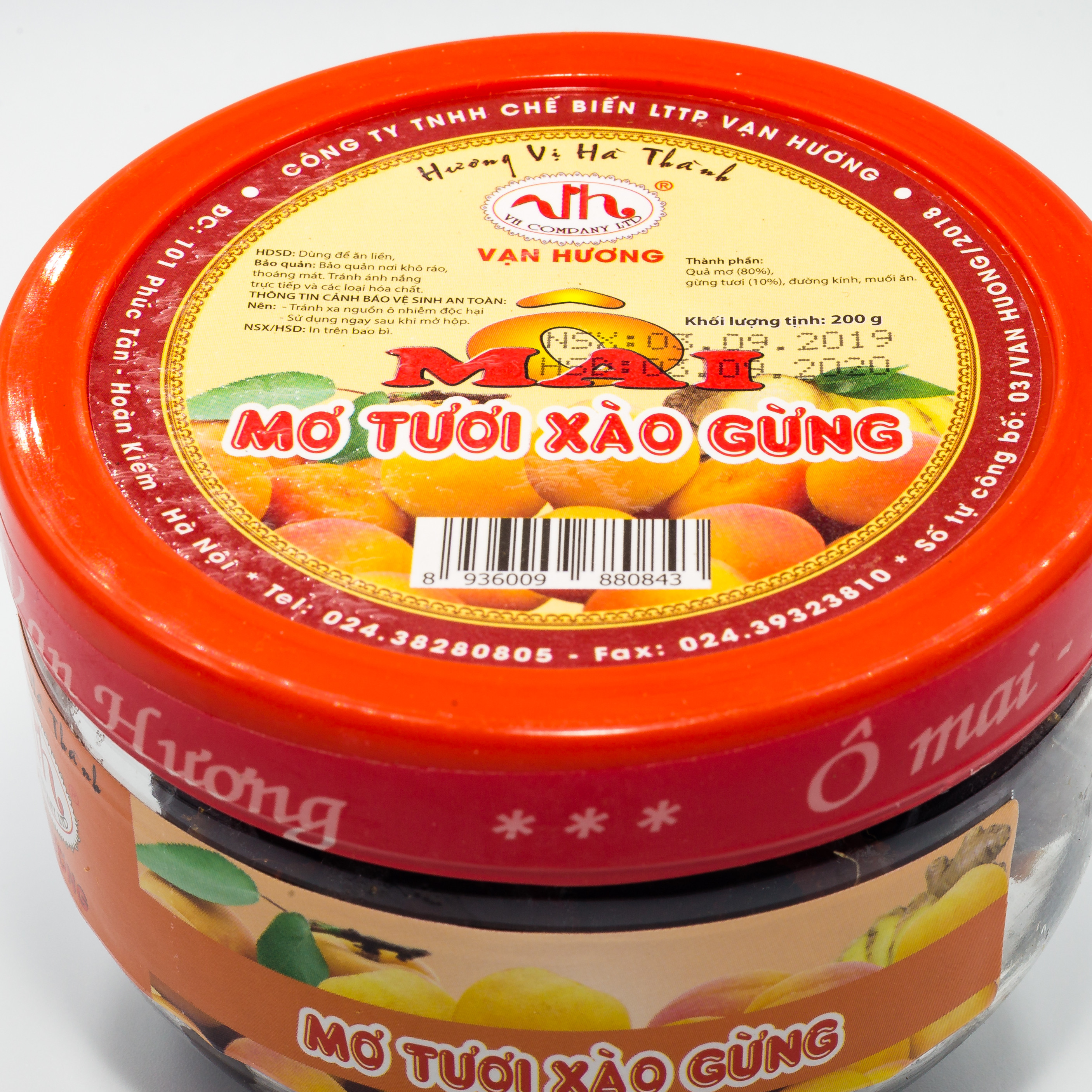 Mơ tươi xào gừng 200g