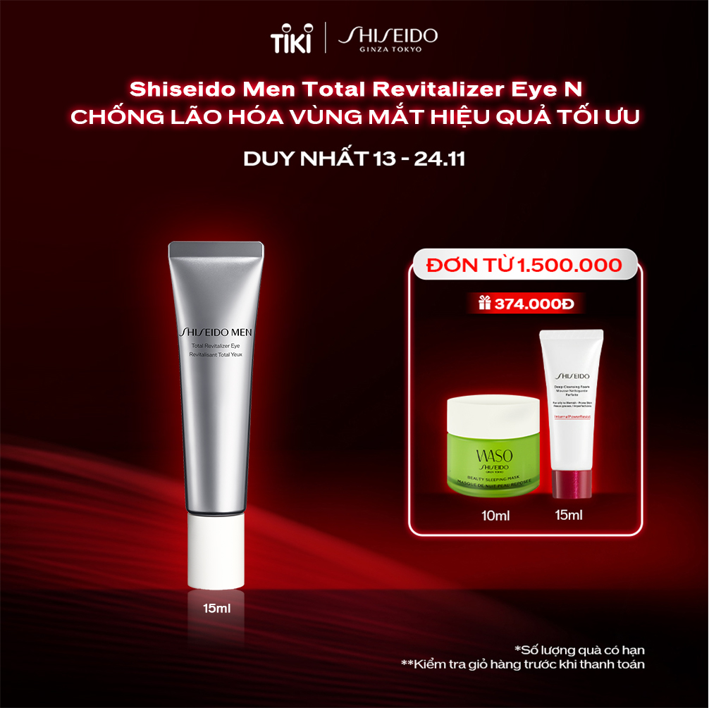 Kem dưỡng mắt Shiseido Men Total Revitalizer Eye N 15ml