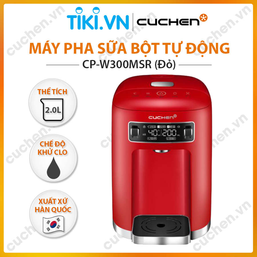 Bình thủy (Máy pha sữa bột tự động) Cuchen CP-W300MSR (Nhập khẩu chính hãng)