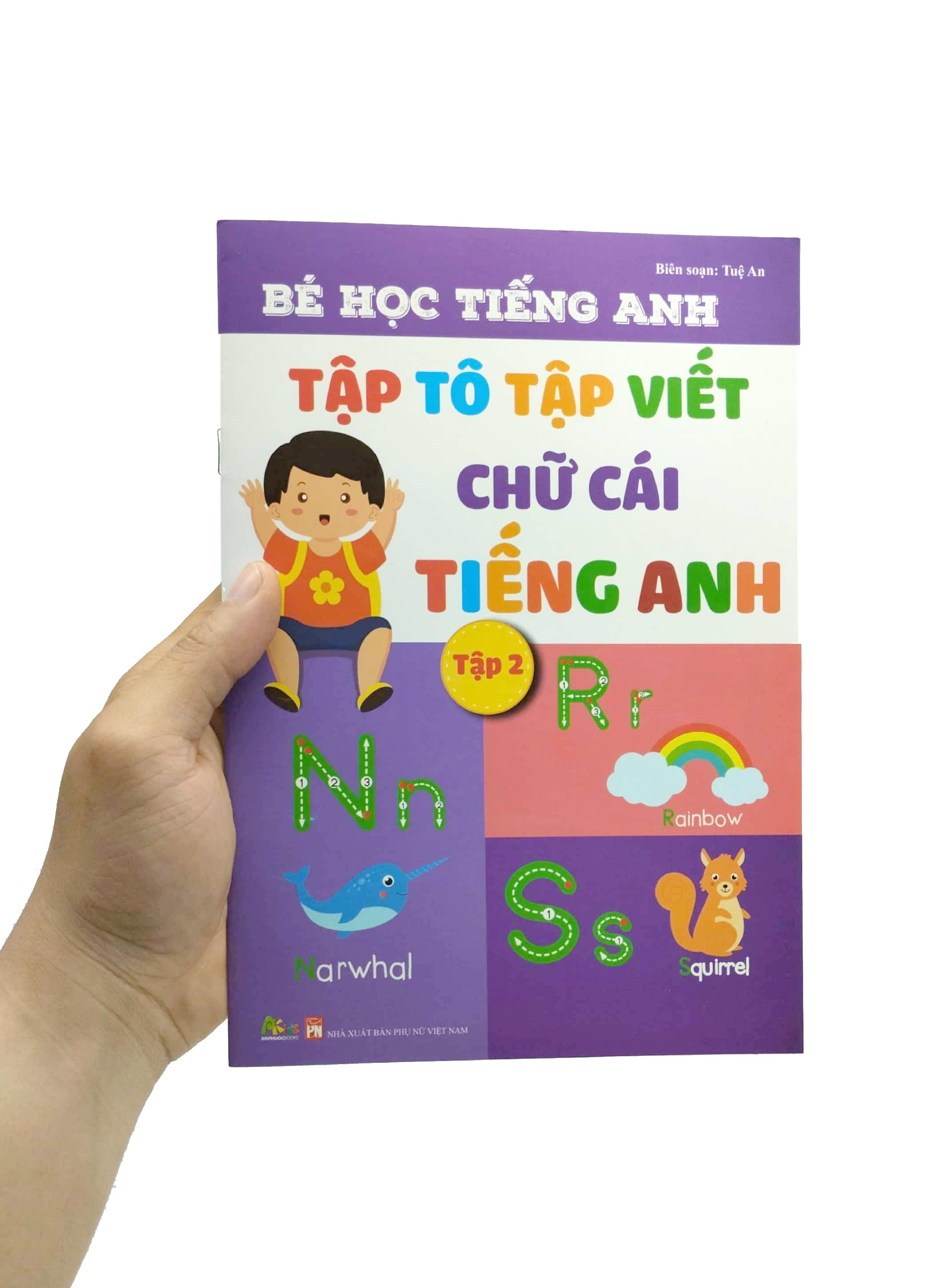 Bé Học Tiếng Anh - Tập Tô Tập Viết Chữ Cái Tiếng Anh - Tập 2