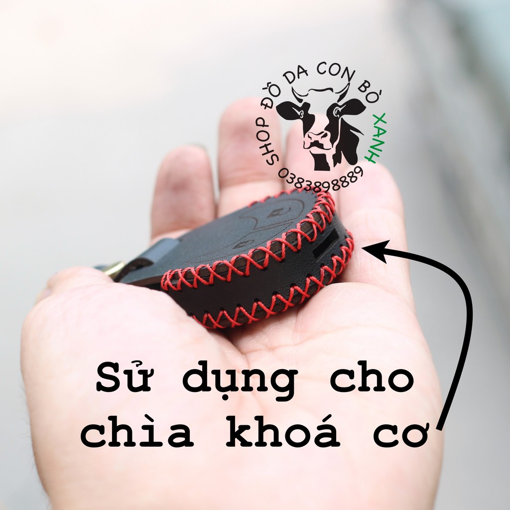 Bao Da dành cho chìa Khoá cơ Nissan Xtrail, Teana, Terra, Navara, Sunny chìa Handmade Da Thật 001 5.0