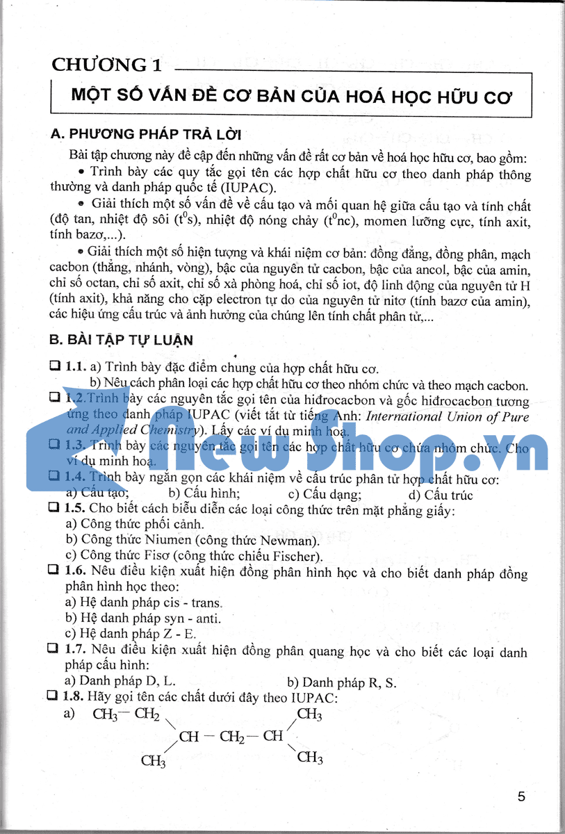 Bài Tập Lí Thuyết Và Thực Nghiệm Hóa Học - Hóa Học Hữu Cơ - Tập 2