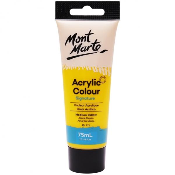 Màu Acrylic Mont Marte 75 ML MSCH7504 - Màu Medium Yellow