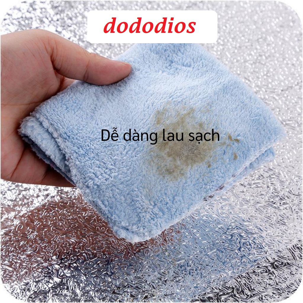Giấy bạc dán bếp cách nhiệt dododios Cuộn decal dán tường nhà bếp chống thấm bền đẹp , Cuộn 3 Mét Decal Giấy Dán Bếp Tráng Nhôm Cách Nhiệt Chính Hãng dododios