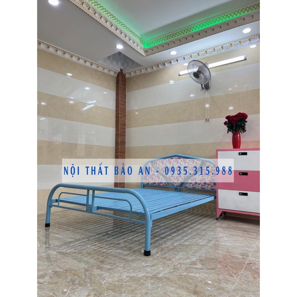 Giường sắt đơn giản nhiều kích thước từ 0,8 đến 1m8 mẫu 12 - Bảo An