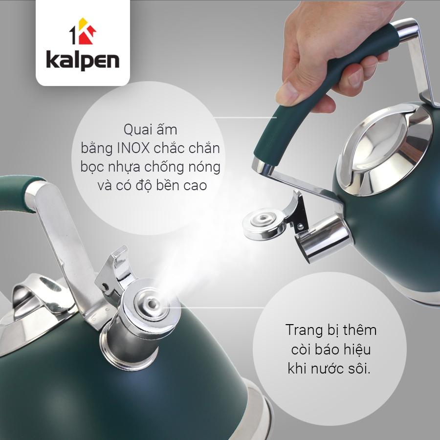 Ấm Đun Nước INOX 304 5 Đáy Cao Cấp KK02-2.5L Hàng Chính Hãng KALPEN-GIA DỤNG ĐỨC Bảo Hành 2 Năm