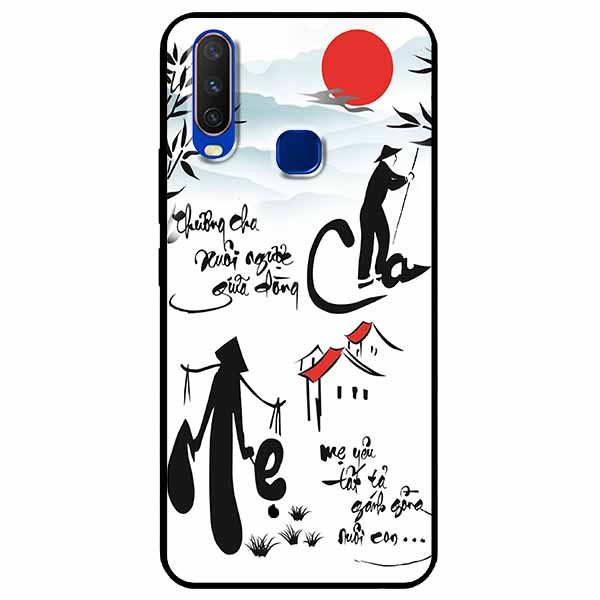 Ốp lưng in cho Vivo Y12, Vivo Y15, Vivo Y17 Mẫu Thương Cha Mẹ