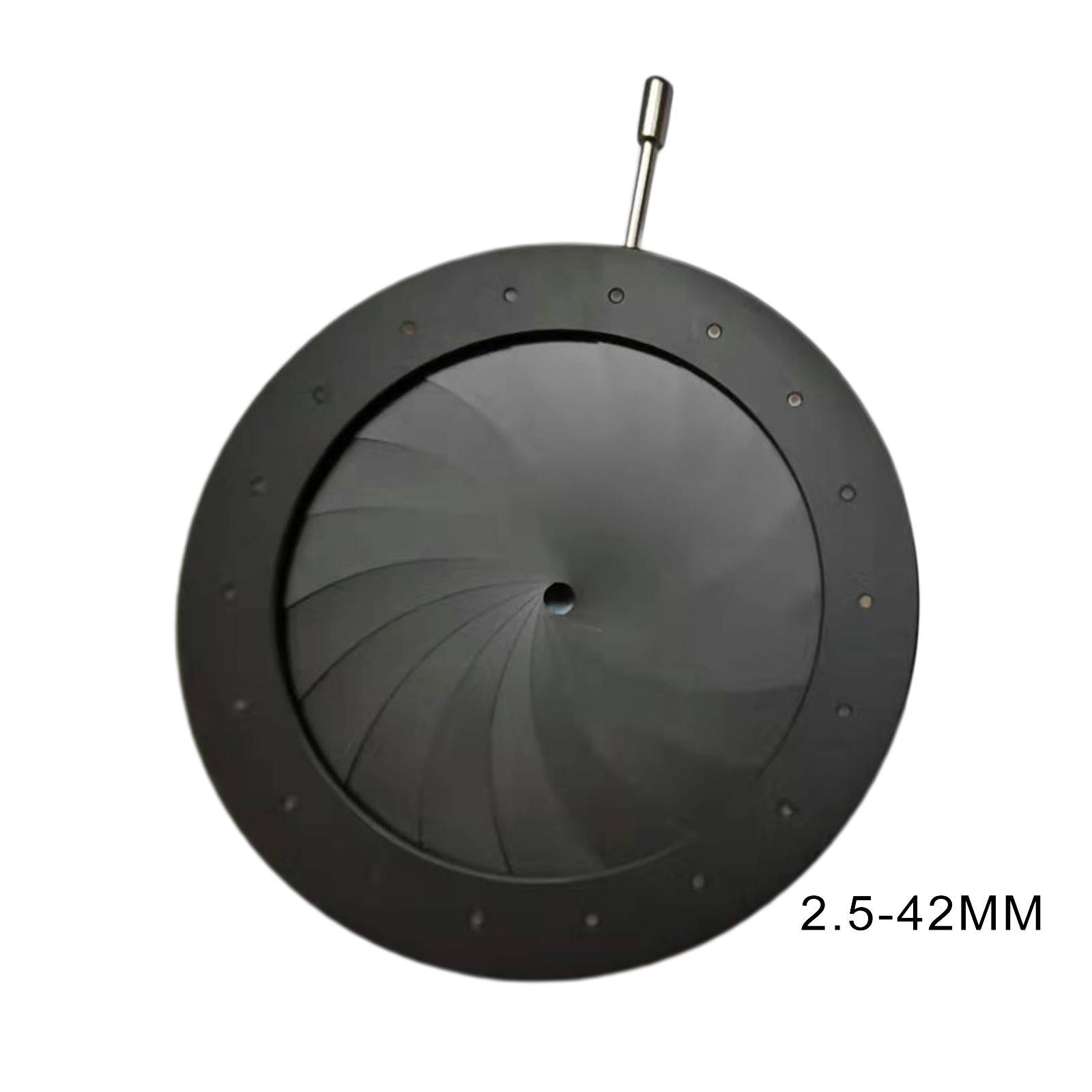 Replace Mechanical Iris Diaphragm 2mm Adjustable Optical Diaphragm Condenser Parts Optical Optical Diaphragm for Camera