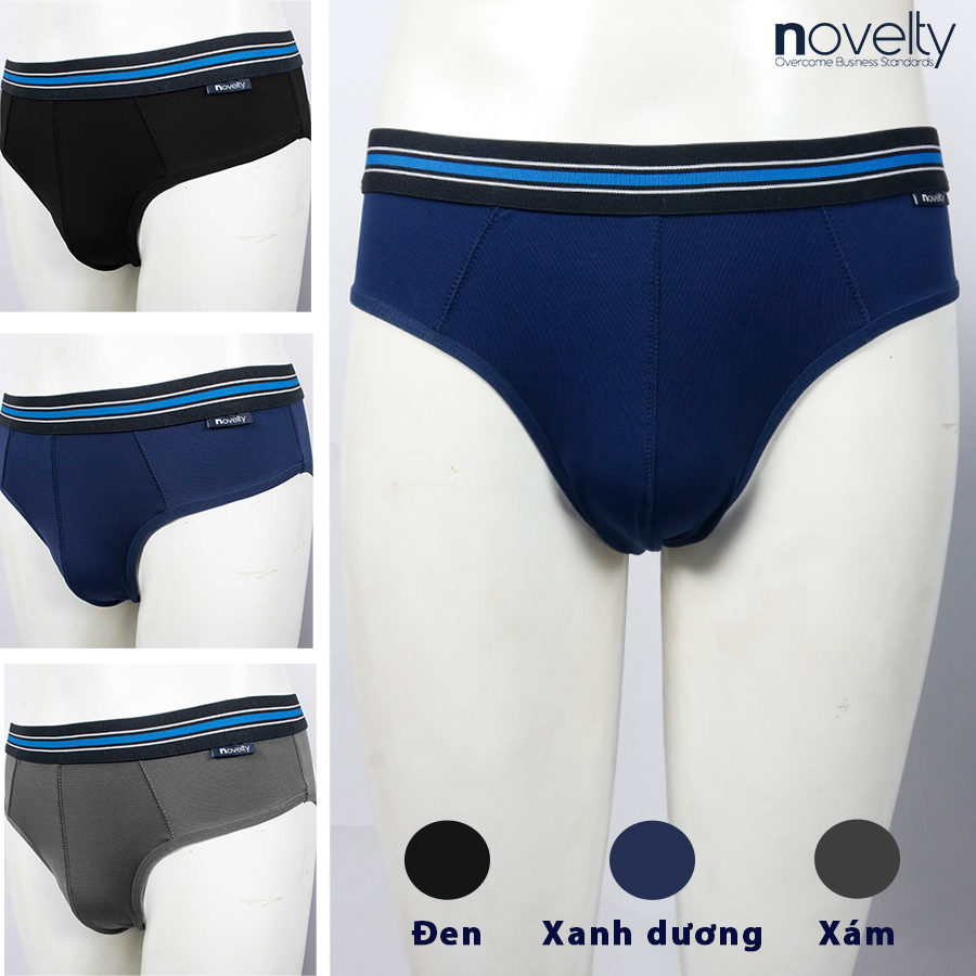 Combo 3 quần lót Brieft Novelty màu ngẫu nhiên