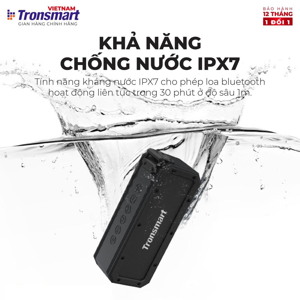 Loa Bluetooth Tronsmart Element Force+ Công suất 40W Chống nước IPX7 - Hàng chính hãng