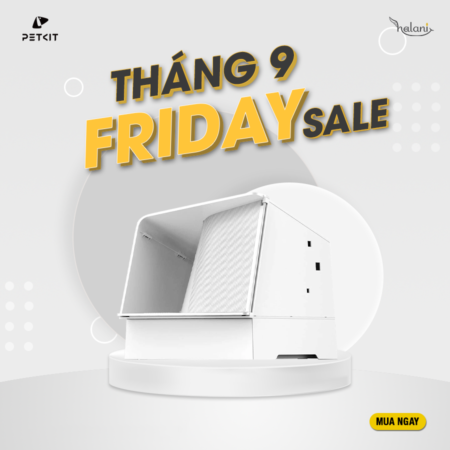 CHẬU VỆ SINH KHỬ MÙI CÓ NẮP - WHITE VILLA CAT LITTER BOX