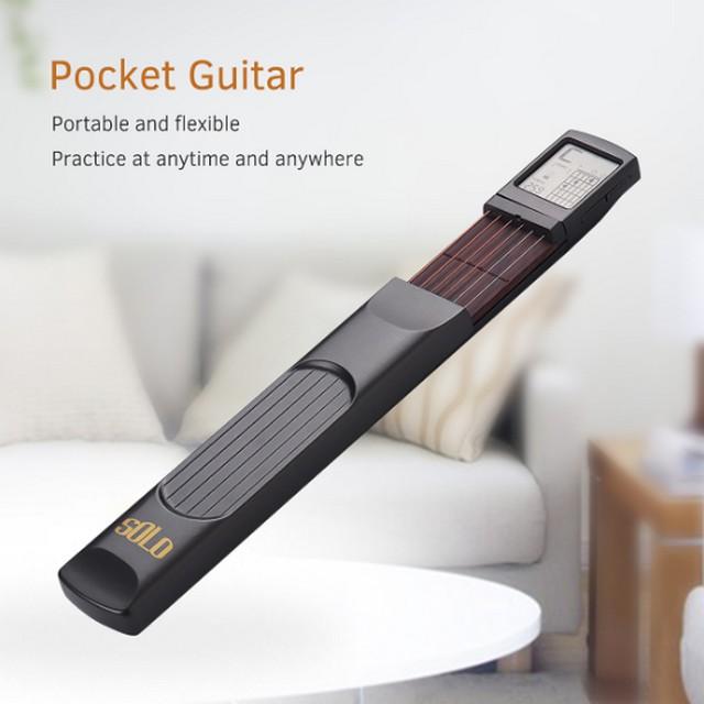 đàn guitar bỏ túi với màn hình LCD hiển thị