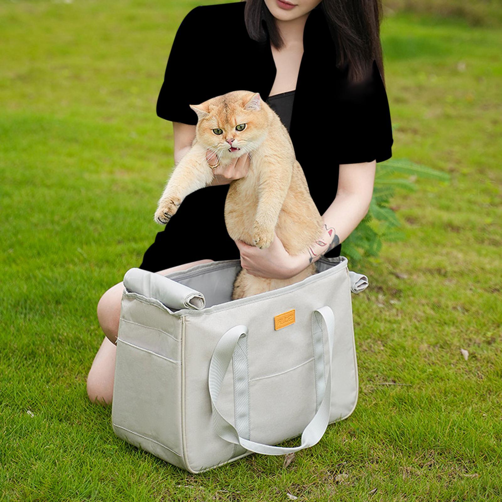 Cat Carrier Transport Box Breathable Bag Pet Carrier for Hiking