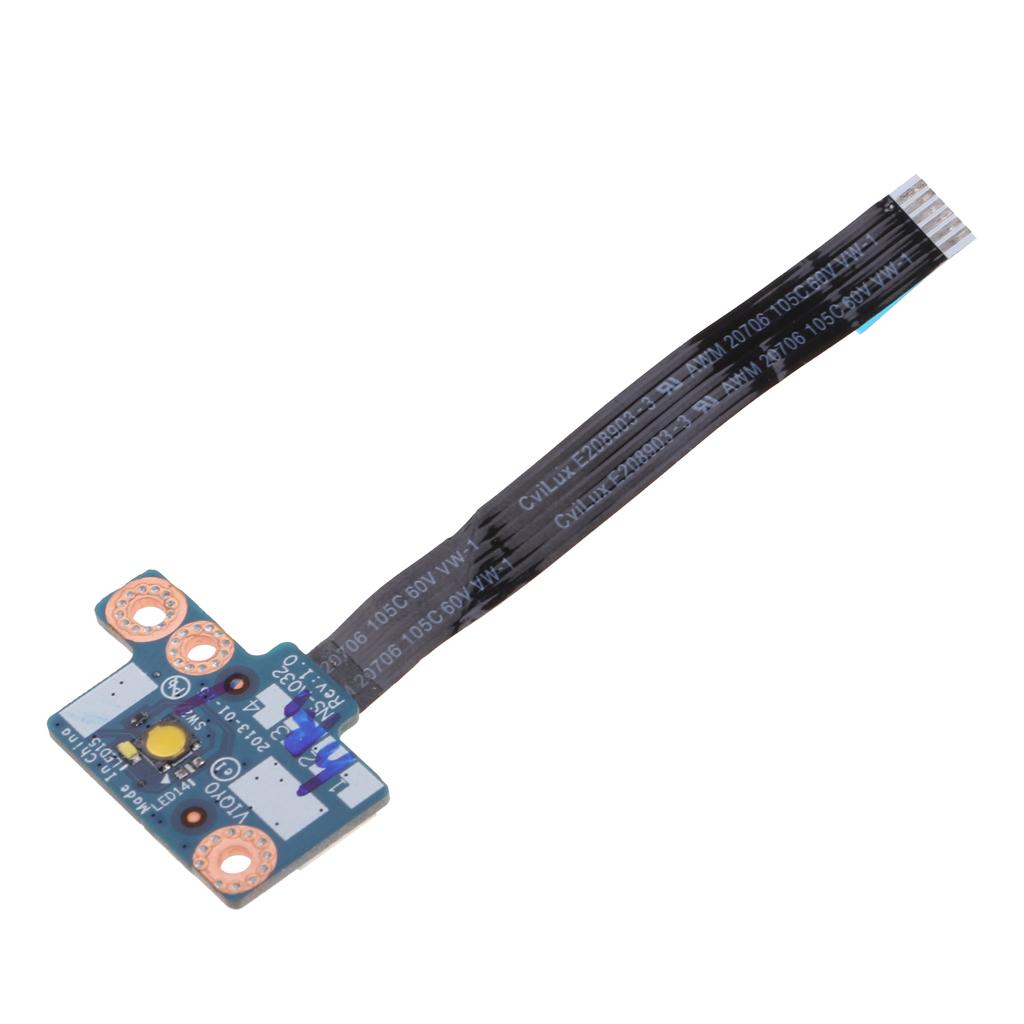 Power Button Board Switch + Cable For Lenovo IdeaPad 15.6"