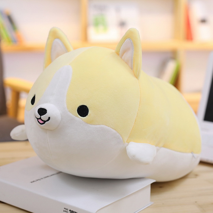 Thú nhồi bông hình chó Corgi đáng yêu TNB234 - Màu ngẫu nhiên