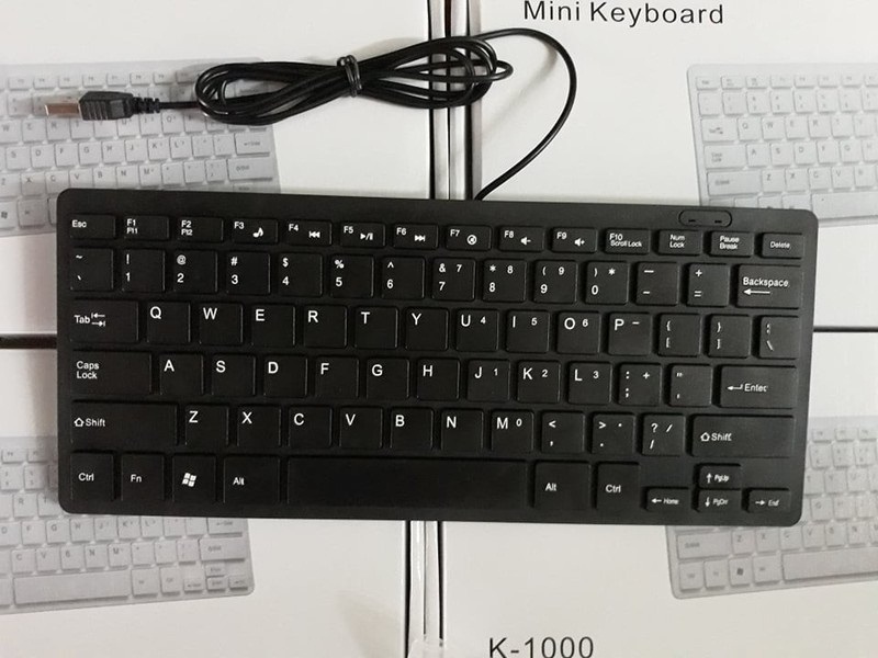 Bàn phím máy tính Mini K1000 USB - Hàng nhập khẩu
