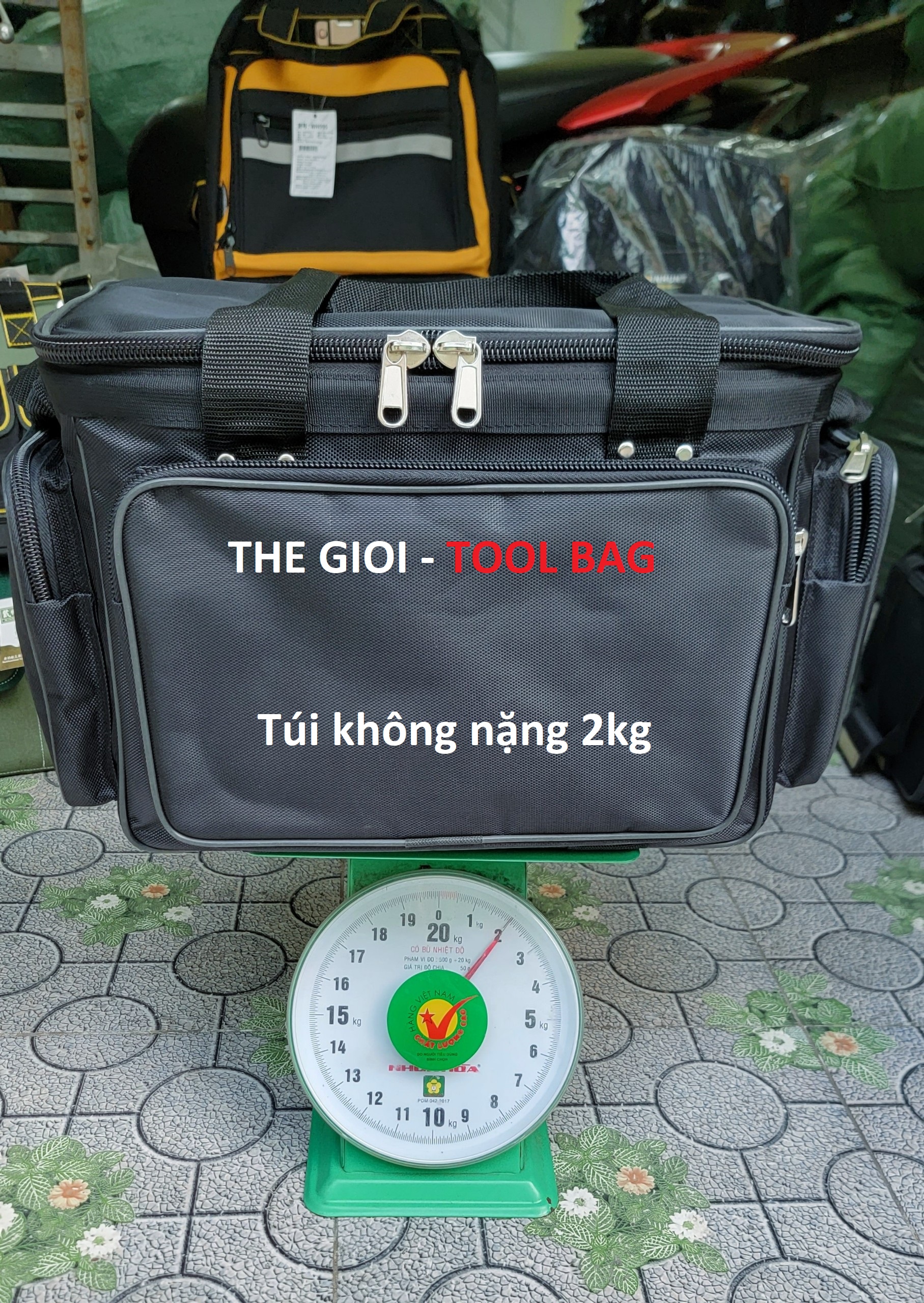 Túi đựng đồ nghề VIP-20inch hàng Cty - Vải Dầy - Chịu Tải
