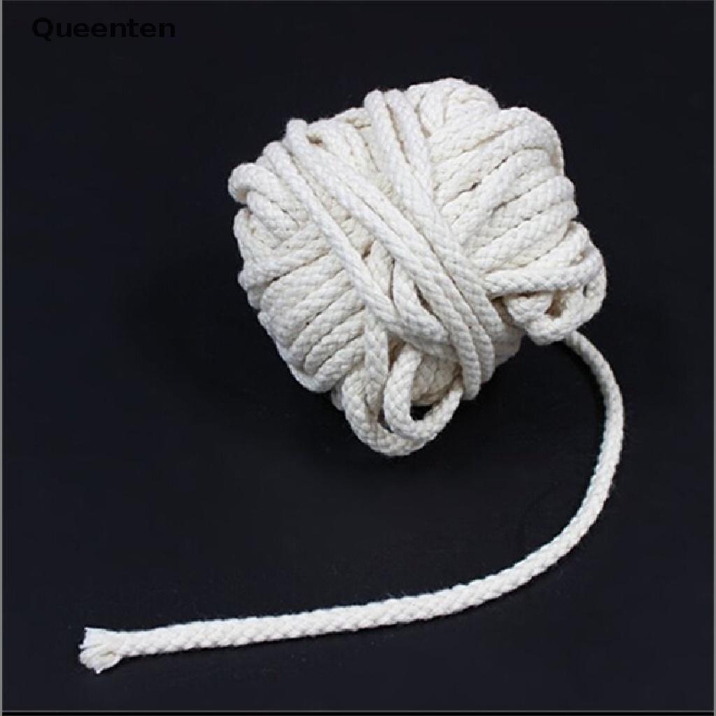 Queenten 1M Long Cotton Wick Burner For Oil Kerosene Alcohol Lamp Torch Wine Bottle QT