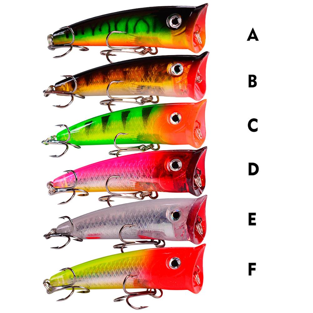 7.5cm 10.5g Popper Fishing Lure Hard Artificial Bait Topwater Carp Fishing Lures Wobbler Crankbait