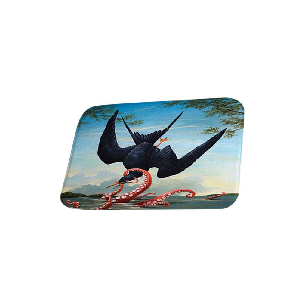 Animal Paint Door Mat Entrance Carpet Floor Rug Bathroom  Decor