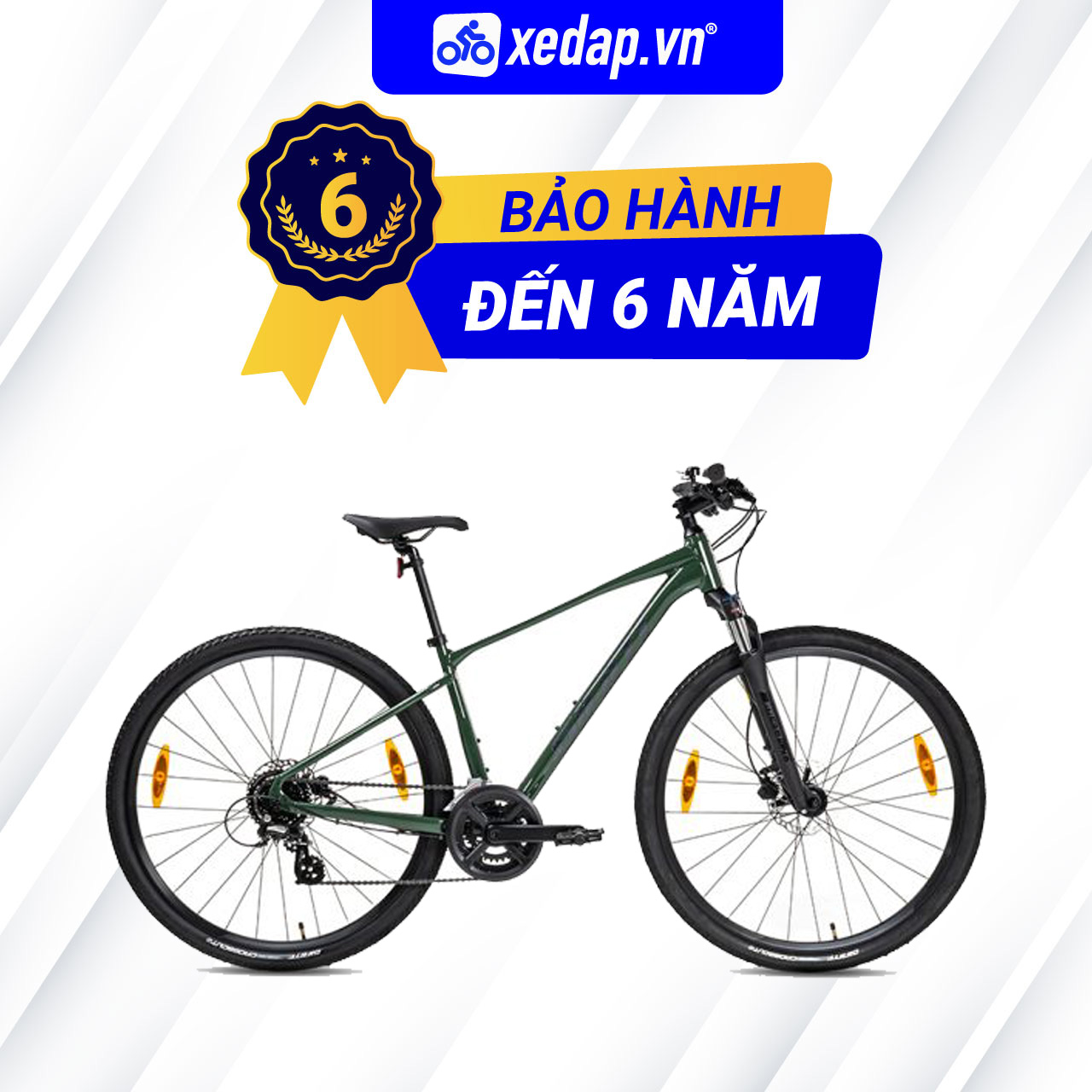 Xe Đạp Thể Thao Địa Hình MTB GIANT Roam 3 Disc - Phanh Đĩa, Bánh 700C - 2024