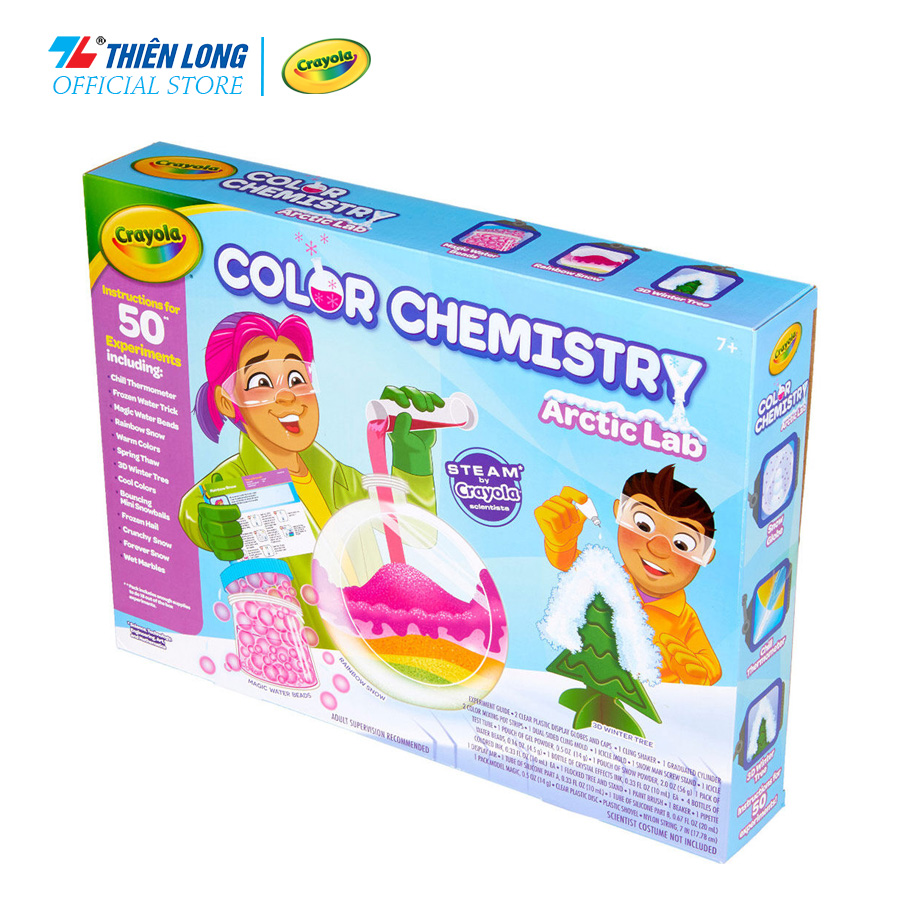 Bộ đồ chơi Thí nghiệm hóa học Crayola Arctic Chemistry Lab Set