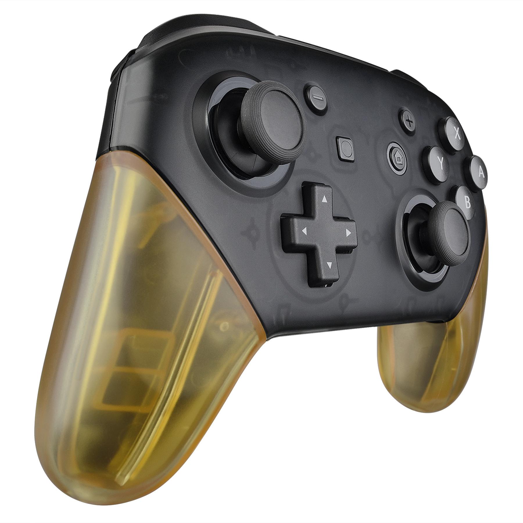 Vỏ tay cầm thay thế trong suốt eXtremeRate Transparent Clear cho Bộ điều khiển Nintendo Switch Pro - Nhiều màu Màu sắc: Đỏ