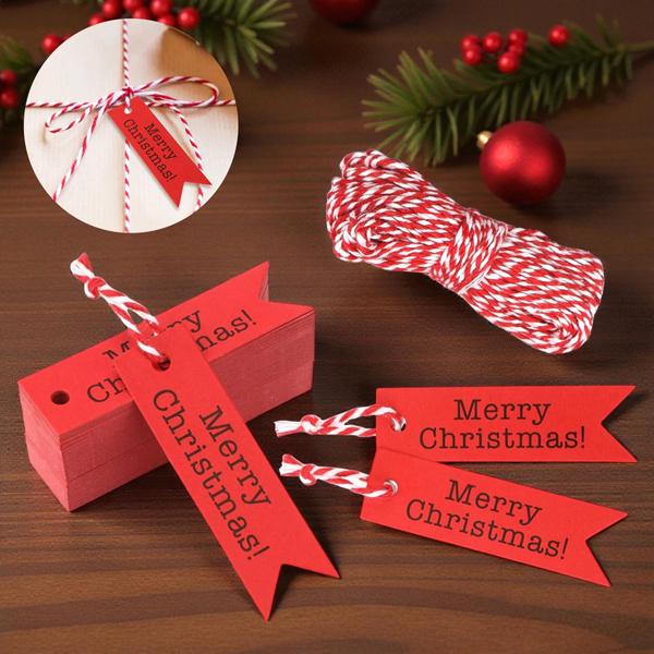 Bộ 10 Tag Giáng Sinh Đuôi Cá Kèm Dây - Vinacraft