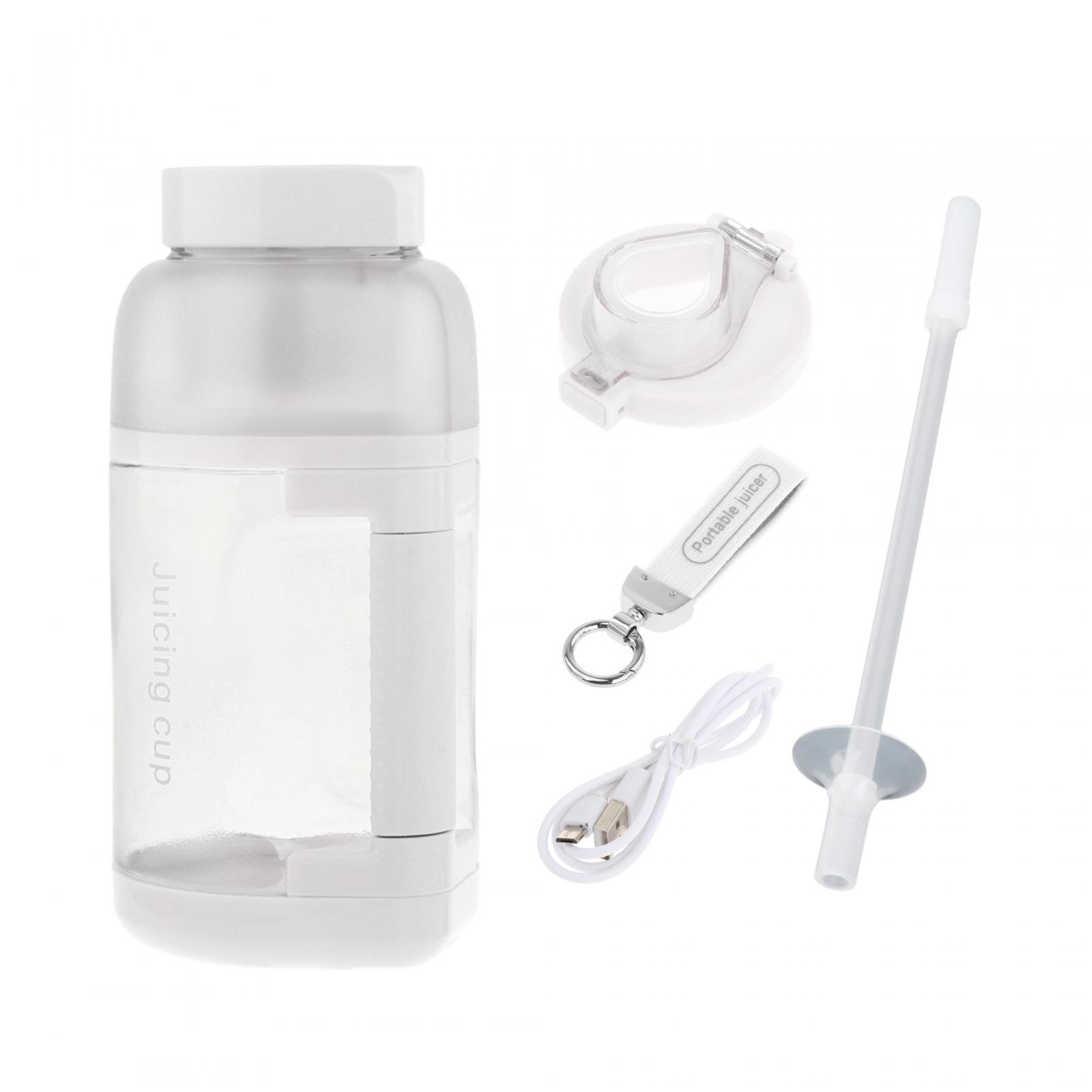 USB Electric Juicer Cup Personal Mini Blender 1500ml Fruit Juice Mixer Shakes Juicer Cup for Smoothies Grapefruits Birthday Gift Sports Home