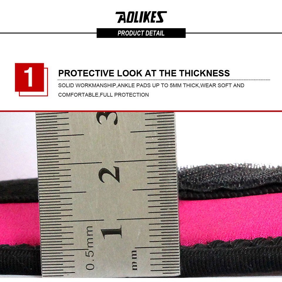Đai bảo vệ cổ chân có gắn móc hỗ trợ tập chân - Sản phẩm chính hãng Aolikes