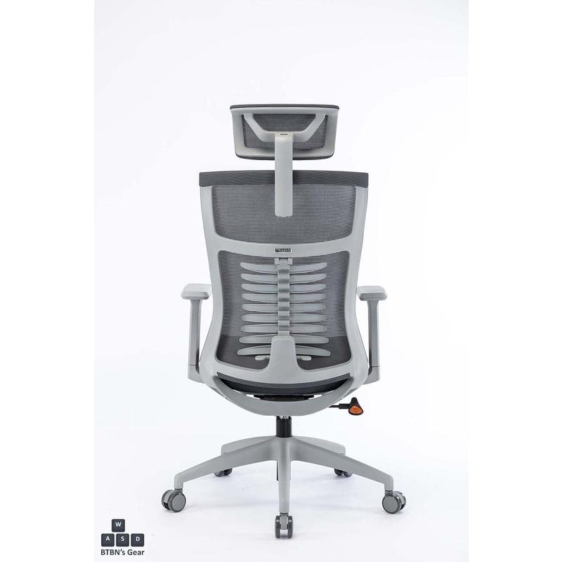 Ghế công thái học ergonomic WARRIOR Hero series WEC502 Black-Gray