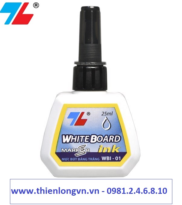 Mực bút lông bảng Thiên Long WBI-01 mực đen