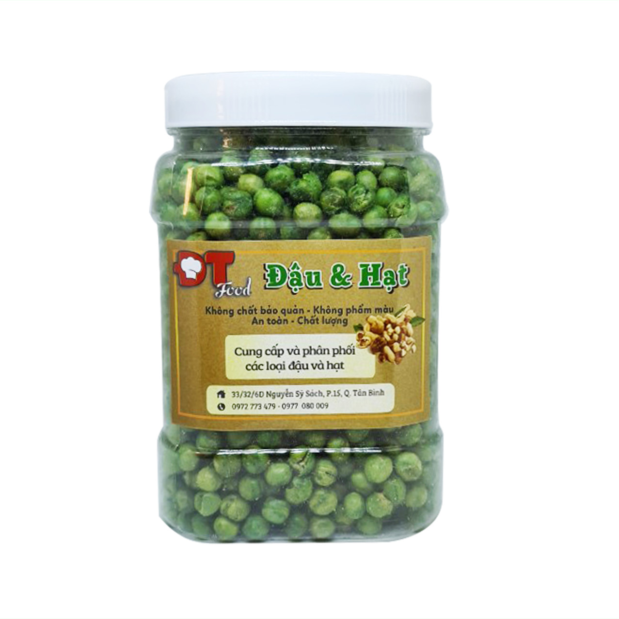 Đậu hà lan muối sấy giòn DTFood 500g - Thơm ngon bổ dưỡng