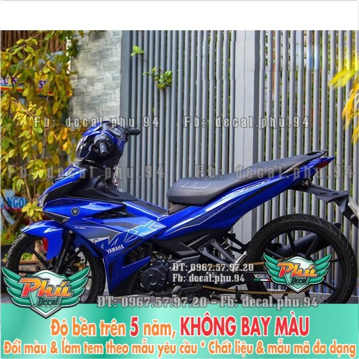 Tem rời EX 150 MX xanh 2019