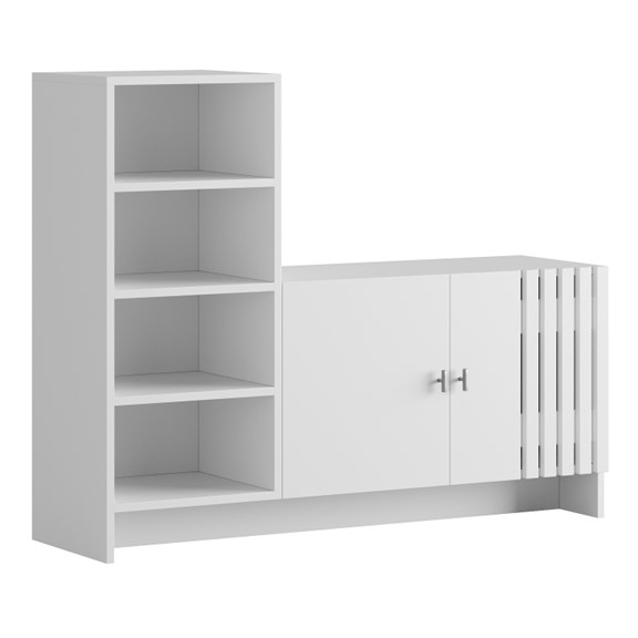 RAMUS, Kệ lưu trữ kèm tủ 2 ngăn kéo STO_119, 120x35x97cm