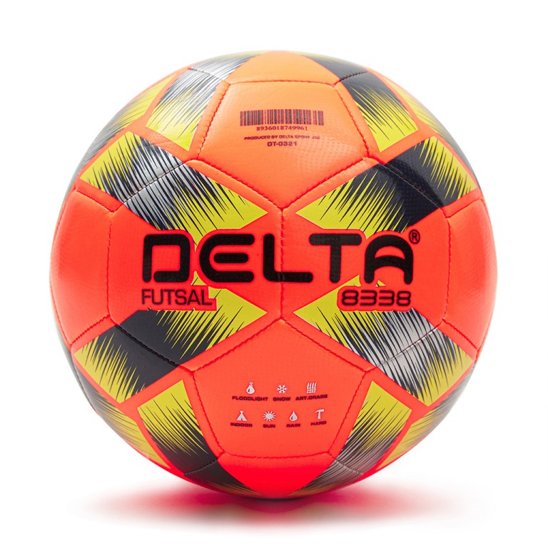 Bóng đá futsal DELTA 9961-4M size 4 sử dụng cho 12 tuổi trở lên, dùng trên sân sàn gỗ trong nhà, sân cỏ thường hoặc sân cỏ nhân tạo ngoài trời