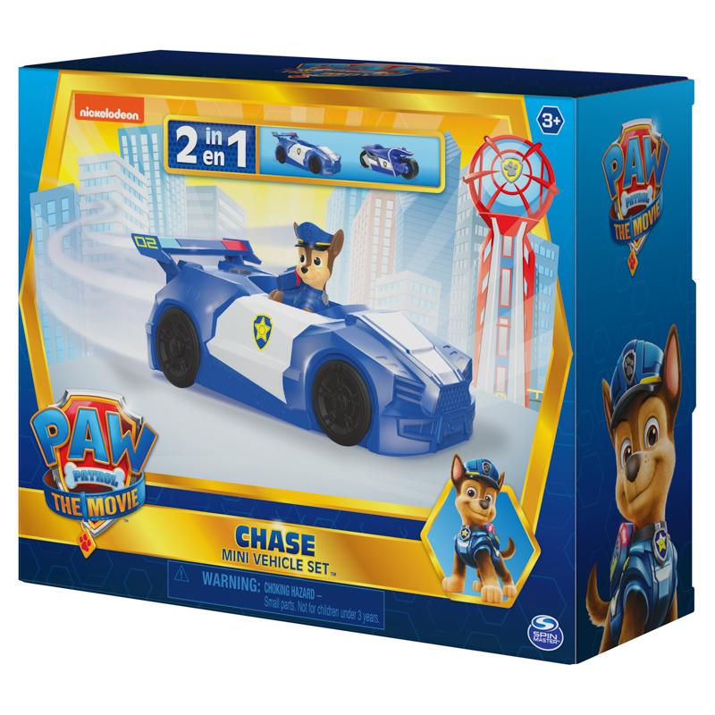 Đồ Chơi PAW PATROL Mô Hình Xe Cảnh Sát Mini The Movie - Chase 6060771