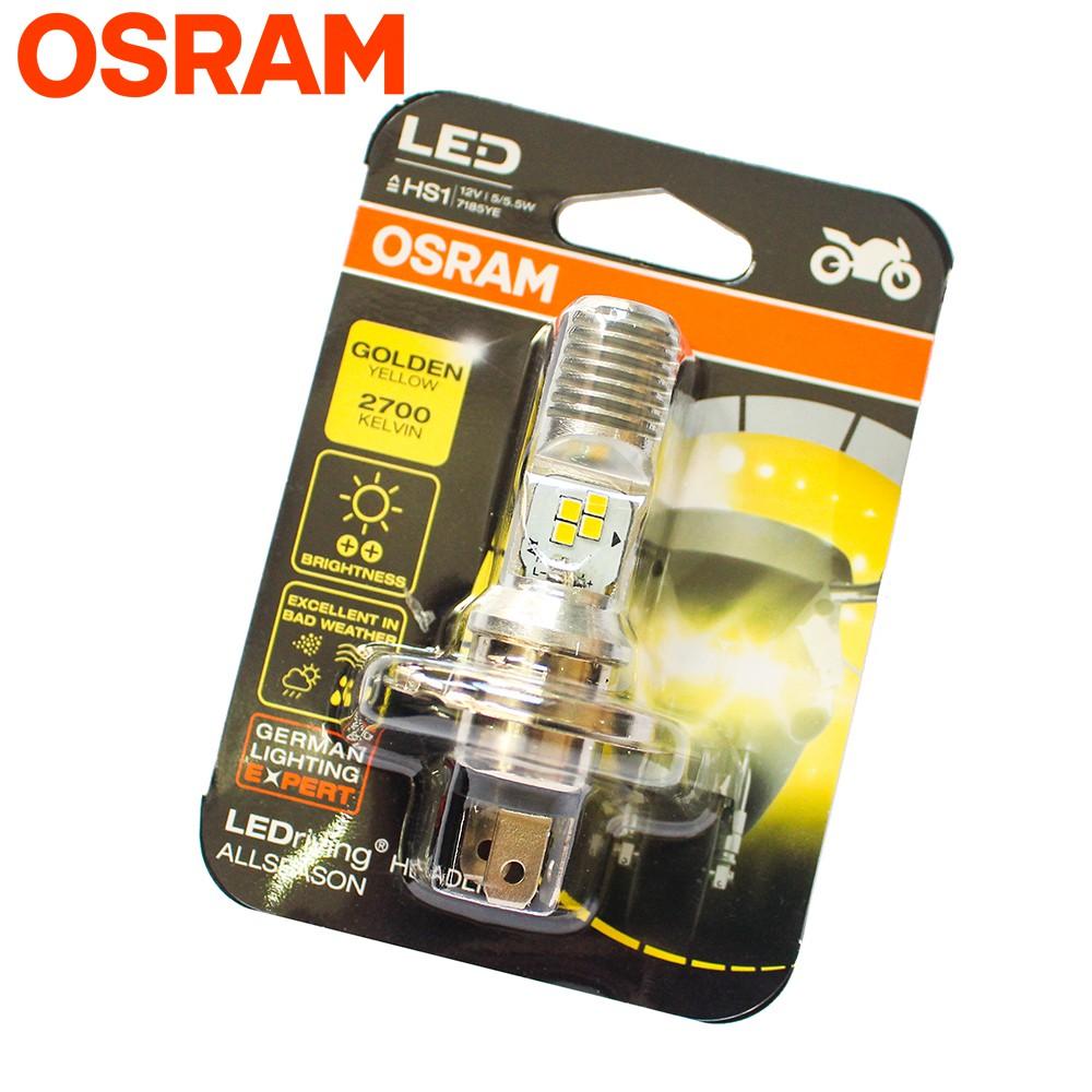 Bóng đèn LED OSRAM HS1 xe Air Blade, Wave RS tăng sáng, phá sương (7185YE) - Hàng chính hãng