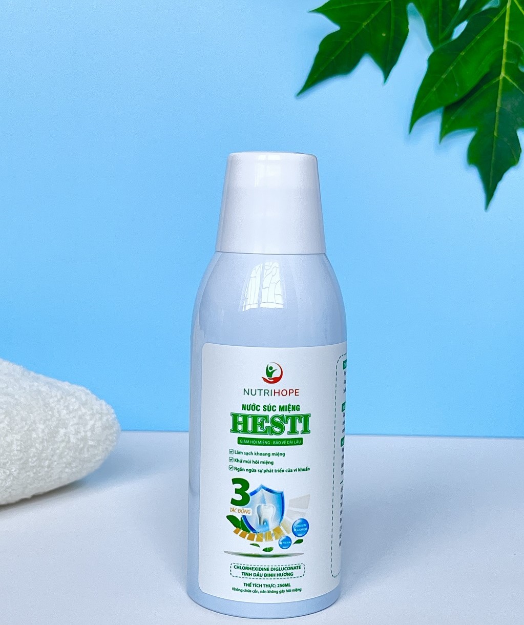 Nước súc miệng HESTI, ngăn ngừa bệnh răng miệng và hơi thở thơm tho