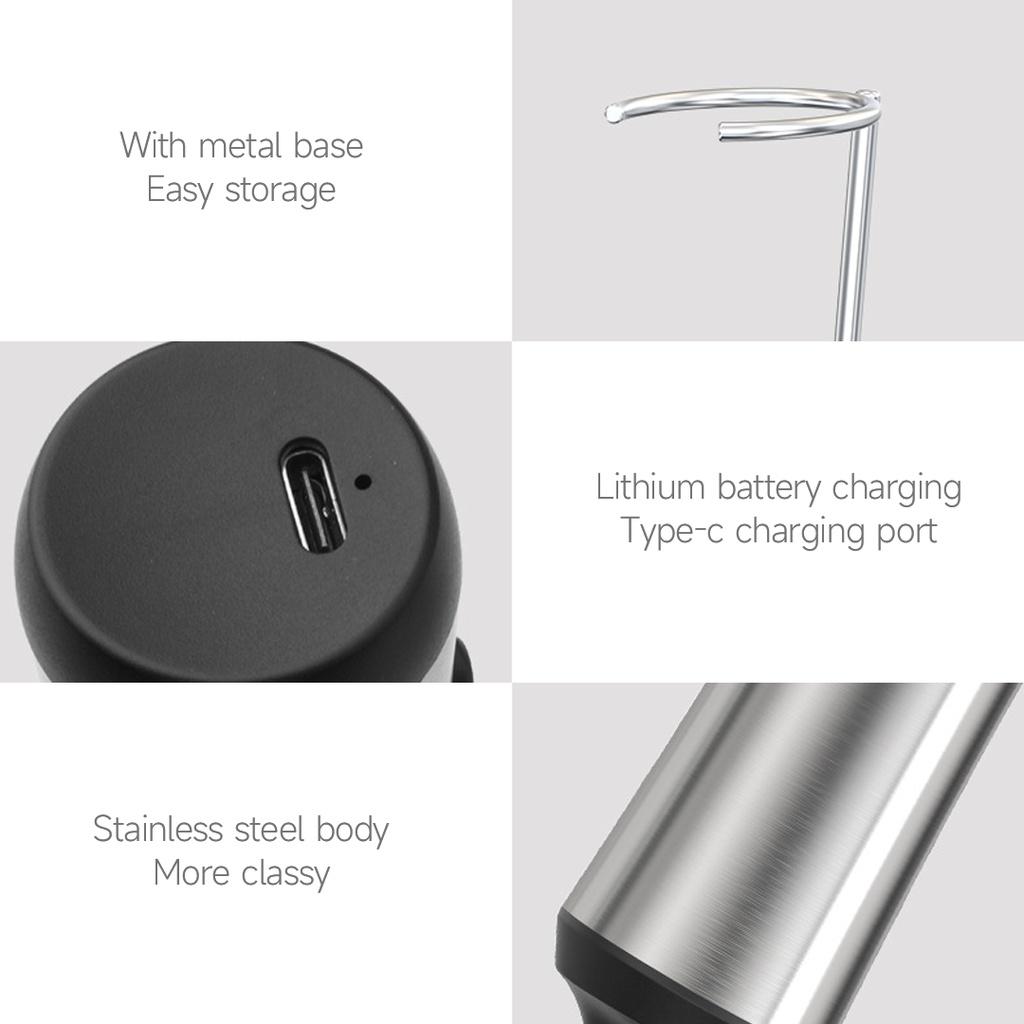 Máy đánh trứng sữa tạo bọt XIAOMI YOUPIN hoạt động điện chất liệu cấp thực phẩm có/ không có giá đỡ dành cho pha cà phê